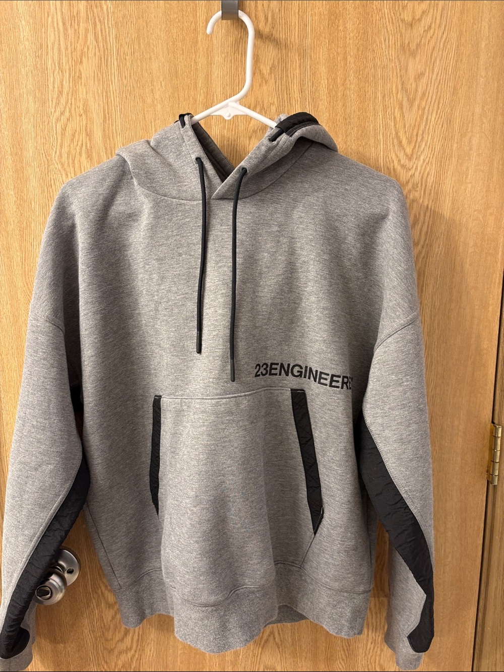 Jordan Grey Hooded Pullover Sweatshirt